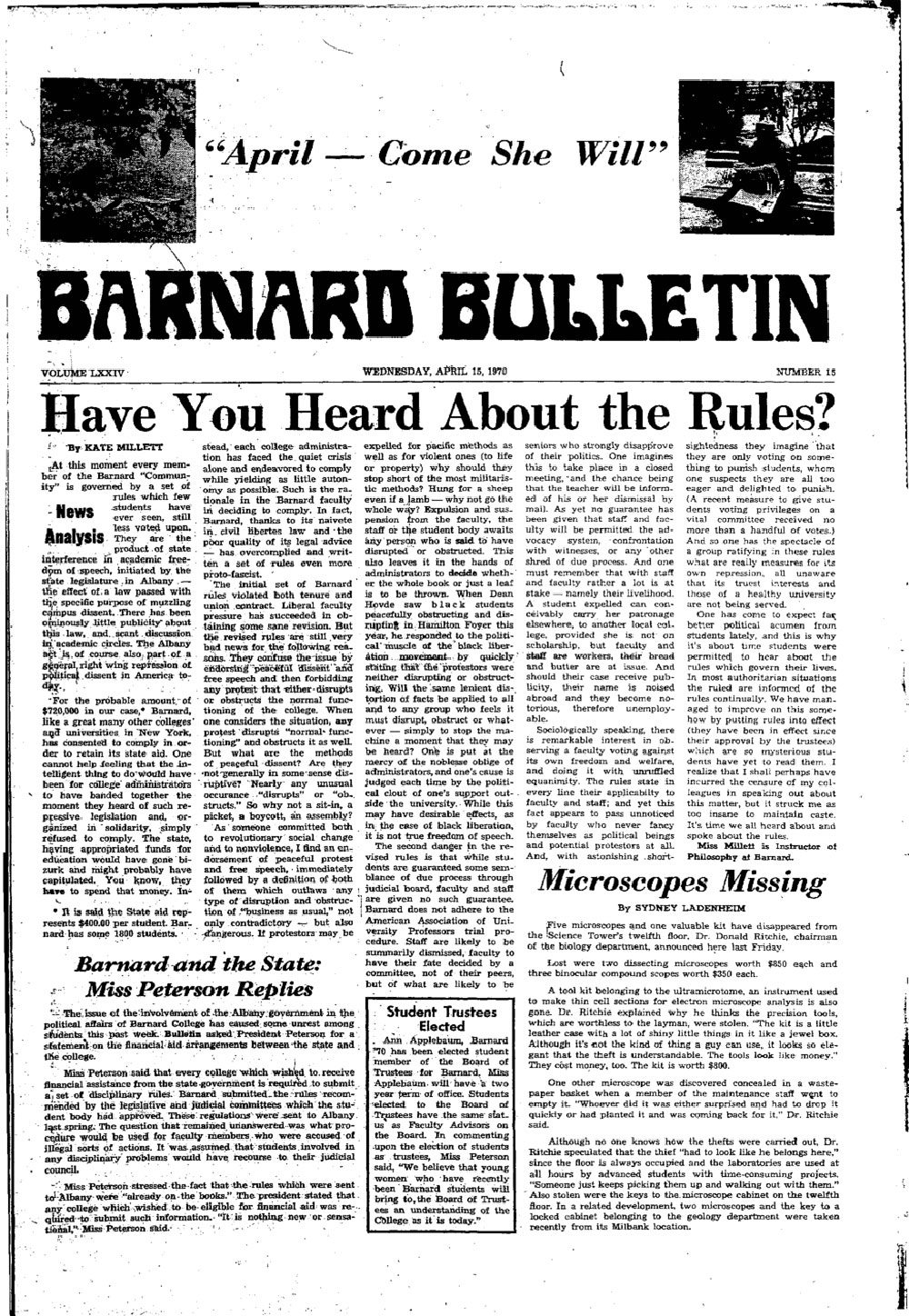 Activist Archive: 1968 to the present