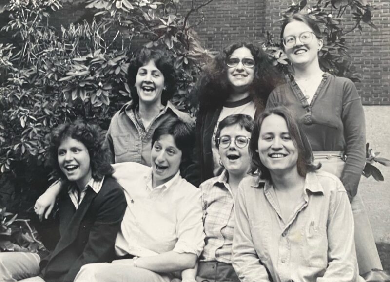 Christina and friends at Brown