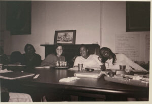 Re-Connect members celebrate a birthday in 2004